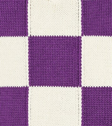 Gitta checked cotton vest | Molo