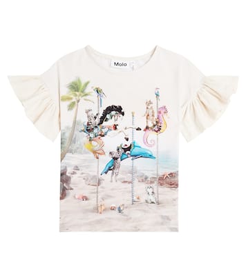 Rayah printed cotton-blend top | Molo