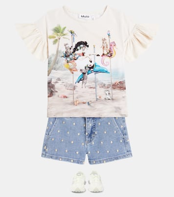 Rayah printed cotton-blend top | Molo