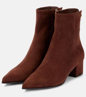 Ankle Boots Lyell 45 aus Veloursleder | Gianvito Rossi