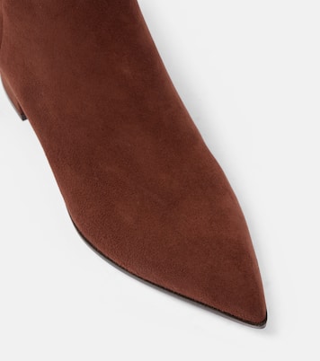 Ankle Boots Lyell 45 aus Veloursleder | Gianvito Rossi