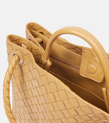 Andiamo Intrecciato Medium leather tote bag | Bottega Veneta