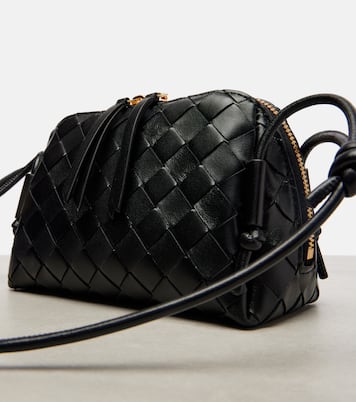 Pochette Concert Mini en cuir Intrecciato  | Bottega Veneta