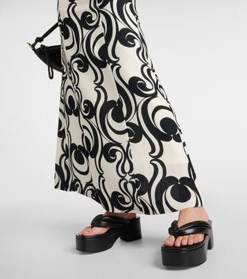 Printed crêpe maxi dress | Dries Van Noten