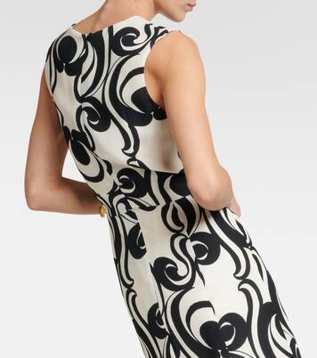 Printed crêpe maxi dress | Dries Van Noten