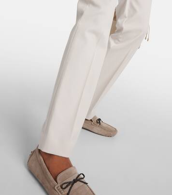 Schmale Hose aus einem Baumwollgemisch | Brunello Cucinelli