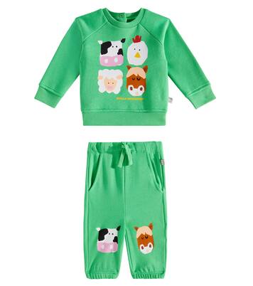 Baby cotton sweatshirt and sweatpants set | Stella McCartney Kids