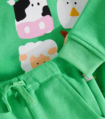 Baby cotton sweatshirt and sweatpants set | Stella McCartney Kids