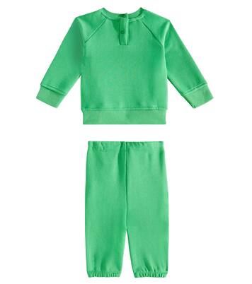 Baby cotton sweatshirt and sweatpants set | Stella McCartney Kids