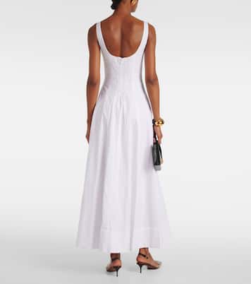 Maxikleid Wells aus Baumwollpopeline | Staud