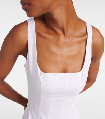 Maxikleid Wells aus Baumwollpopeline | Staud
