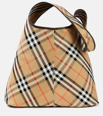 Tote Bag Burberry Check Small aus Canvas | Burberry