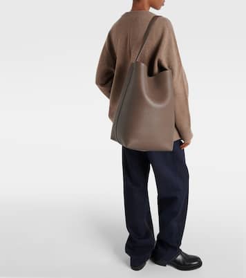 N/S Park Large leather tote bag | The Row