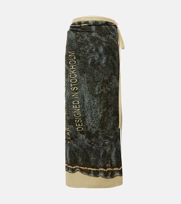 Bufanda de algodón con logo | Acne Studios