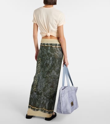 Bufanda de algodón con logo | Acne Studios