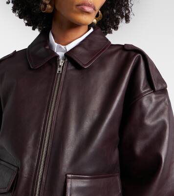 Chaqueta Viper de piel | The Frankie Shop