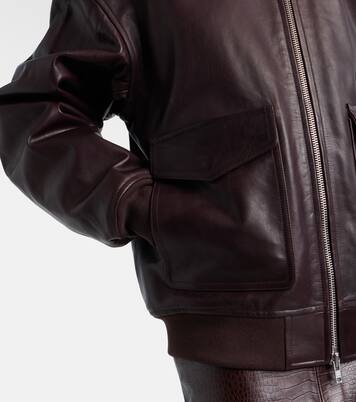 Chaqueta Viper de piel | The Frankie Shop