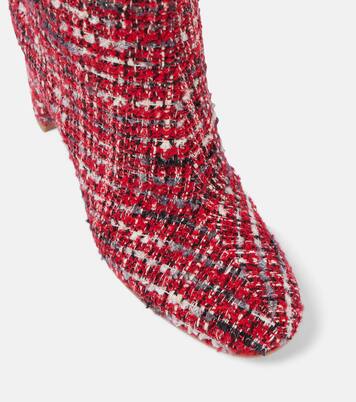 Bouclé knee-high boots | Gianvito Rossi