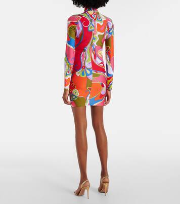 Minikleid Orchidee aus Jersey | Pucci