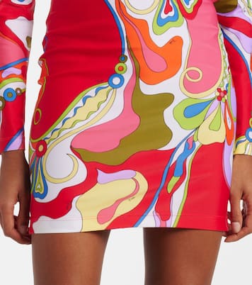 Minikleid Orchidee aus Jersey | Pucci