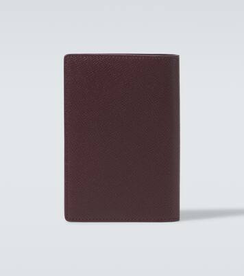 Logo leather passport holder | Balenciaga