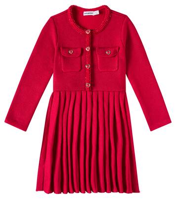 Embellished pleated dress | Self-Portrait Kids