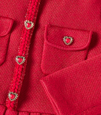 Embellished pleated dress | Self-Portrait Kids