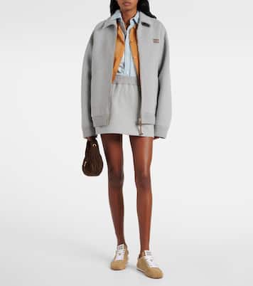 Plume suede sneakers | Miu Miu