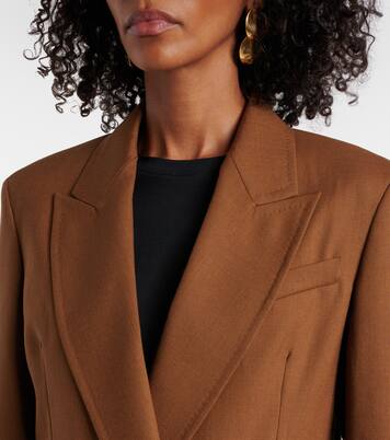 Blazer Palanca de mezcla de lana y seda | Max Mara