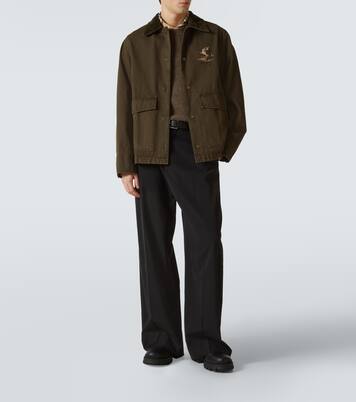 Giacca in twill cotone con velluto a coste | Burberry