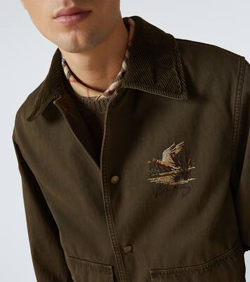 Giacca in twill cotone con velluto a coste | Burberry