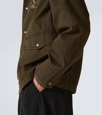 Giacca in twill cotone con velluto a coste | Burberry