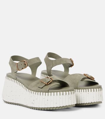 Nama suede platform sandals | Chloé