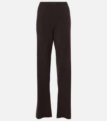 N°320 Rush cashmere-blend straight pants | Extreme Cashmere