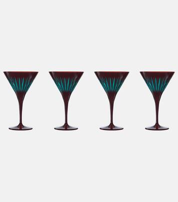 Prism set of 4 martini glasses | L'Objet