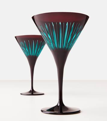 Prism set of 4 martini glasses | L'Objet