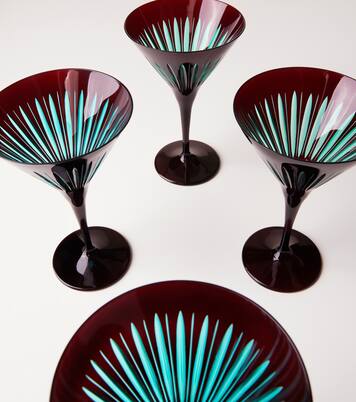 Prism set of 4 martini glasses | L'Objet