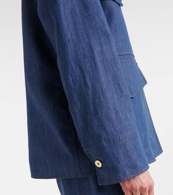 Ginny cotton and linen twill jacket | 'S Max Mara