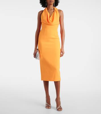 Robe midi en crêpe | Rebecca Vallance