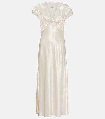 Robe de mariée Amari en satin | Rixo