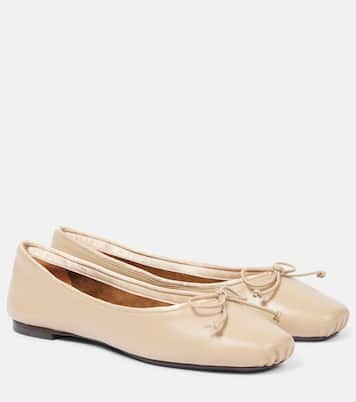 Charlotte leather ballet flats | Khaite