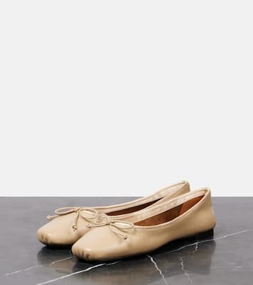 Charlotte leather ballet flats | Khaite