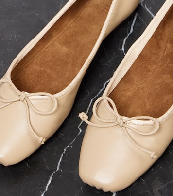 Charlotte leather ballet flats | Khaite
