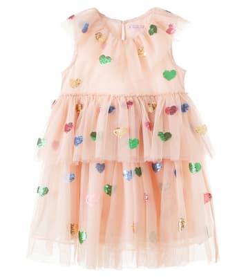 Vestido de tul con lentejuelas | Konges Sløjd