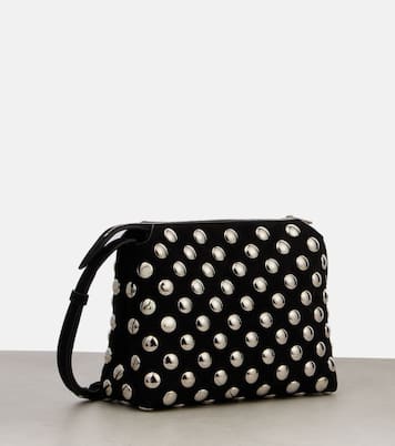 Sac à bandoulière Lina Medium en daim à ornements | Khaite