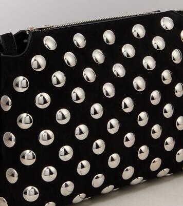 Sac à bandoulière Lina Medium en daim à ornements | Khaite