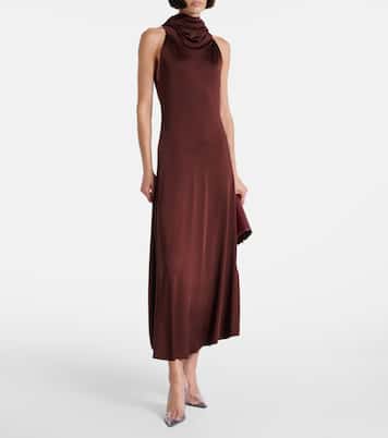 Robe midi à capuche | Victoria Beckham