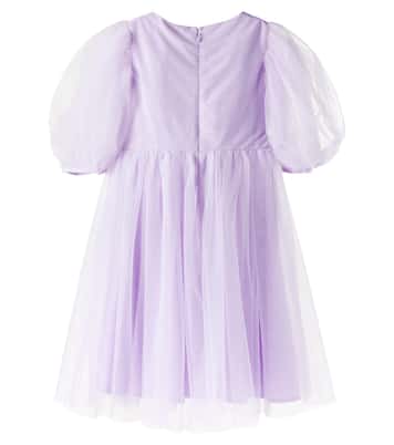 Vestido de tul con aplique floral | Tutu Du Monde