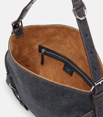 Schultertasche Voyou Medium aus Denim | Givenchy