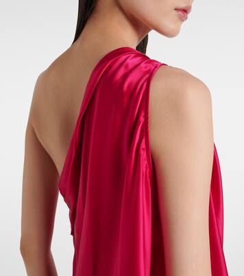 Top monospalla in raso di seta | The Sei